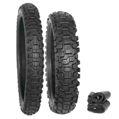 Duro Hard Terrain DM1153 DM1155 Tires & Tubes Set Motocross Honda CRF250X 04-17