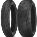 Shinko 009 Raven Tire Set Honda VTR1000F Super Hawk - 1998-2005