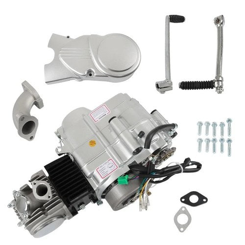 4 Stroke 125cc Motorcycle Engine Single Cylinder Silver For Honda CRF50F XR50R