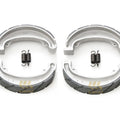 Front and Rear Grooved Brake Shoes - Honda CR250M Elsinore 1973-1976