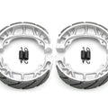 Front and Rear Grooved Brake Shoes - Honda Z50 CL100 CT70 CT90 CB100 CB125