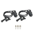 2× Ignition Coil Pack & spark plug+Cap For Honda Goldwing 1200 GL1200 1984-1987