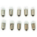 10 Pack - 6V 3W Instrument Light Bulbs BA9S Mini Base 6 Volt Honda