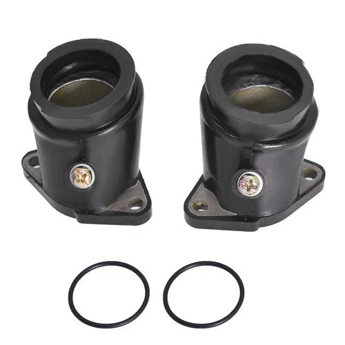 For Honda Rebel CA250 CMX250 2×Carburetor Carb Intake Manifold Boot Pipe