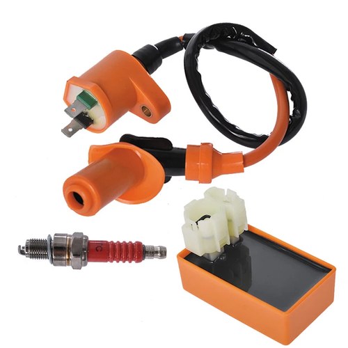 Racing Ignition Coil Spark Plug CDI Box For GY6 50cc 125cc 150cc Scooter US