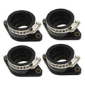 4 Left Right Carburetor Intake Manifold Boot for Suzuki GS850G GS850GL 1980-1983