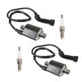 2 x Ignition Coil & Spark Plug For Suzuki S83 Intruder VL1500 VS1400 1987-2004