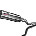 Delkevic 13.5" Stainless X-Oval Slip-On Exhaust Muffler Yamaha XT225 Serow 86-07