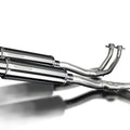 Delkevic Full 4-2 System 14" Stainless Round Exhaust Honda GL1000 Goldwing 75-79