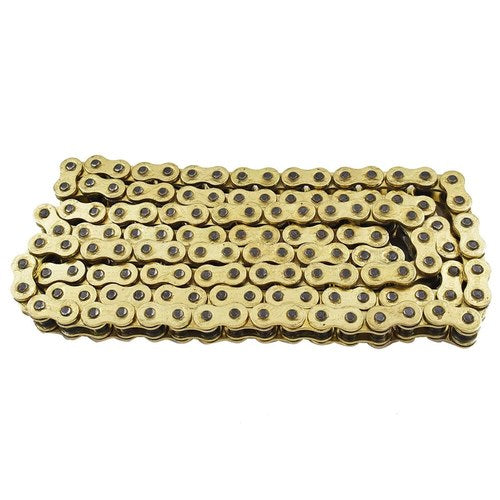 530 X 130 Gold O-Ring Drive Chain ORing 530 Pitch x 130 Links Master O Ring US