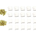Set of 10 - Motorcycle Wiring Locking Connector Kits 6.3mm - 1/4" Series - 6 Pin
