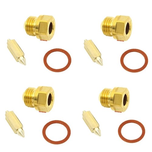 Set of 4 - Genuine Honda 2.5 Float Needle Valves Assembly - 16011-375-004 CB750K