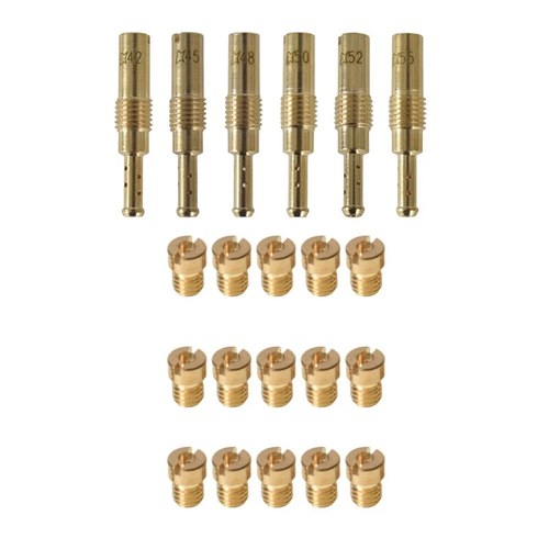 28 pcs Carburetor Main Jet & Slow Pilot Jet Kit Fit For Pwk Oko Cvk TyJS