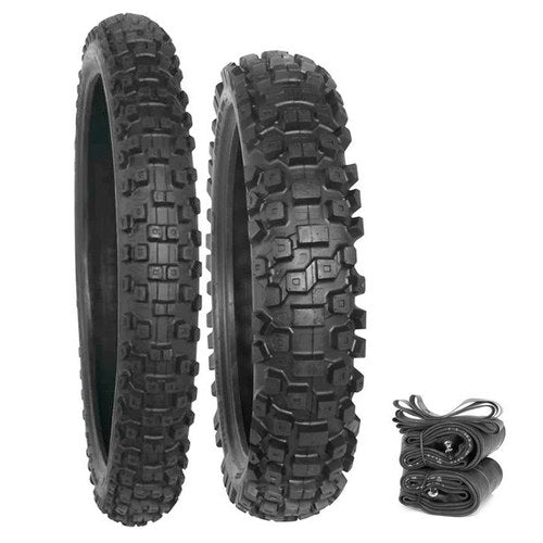 Duro DM1153 DM1155 Hard Terrain Tires Tubes Rim Strips Moto Honda CRF250R 04-18