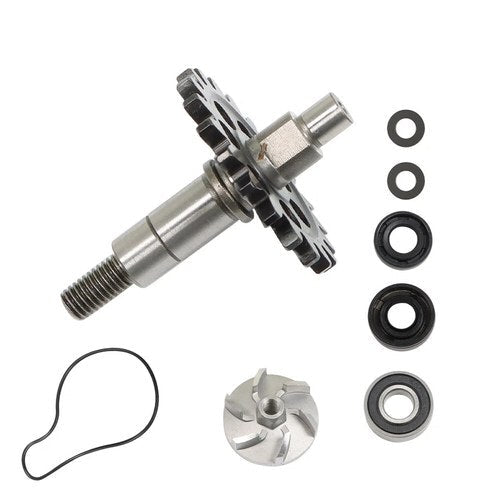 Water Pump Impeller Shaft Gear Kit fits Yamaha YZ250F 2001 2002 2003 2004 - 2013