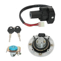 For GSXR1300 Hayabusa 1999-2007 Ignition Switch Fuel Gas Cap Seat Lock Key Set