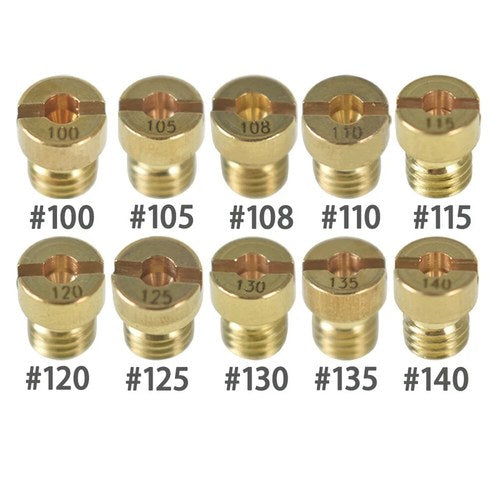 10pcs Carburetor Main Jet Kit For Pwk Oko Cvk 100 105 108 110 115……140 US