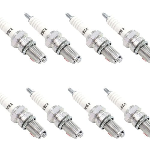 Set of 8 - Ngk D9EA Spark Plugs - 2420 - Honda Kawasaki Suzuki Yamaha Motorcycle