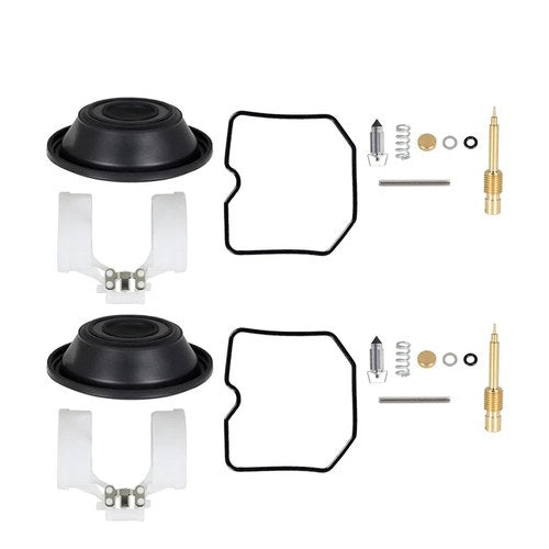 2Sets For Kawasaki EX250 Ninja 250R 2001-12 Carburetor Repair Kit Diaphragm