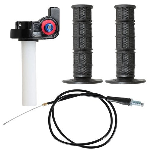7/8" 22mm Twist Throttle Handle Grip with Cable 50-250CC ATV DirtBike