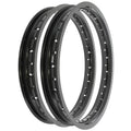 Rising Sun Black Aluminum Rim Set Honda CL175 CL175K Scrambler 1971 1972 1973