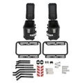 Side Case Hard Saddlebags 36L Motorcycle Tour Trunk & Mounting Bracket