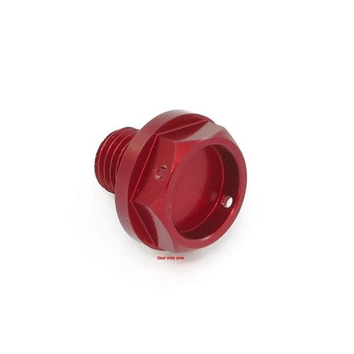 Red CNC Aluminum Oil Drain Bolt Kawasaki Ninja 250 500 ZX6R ZX9R KZ1000 VN1500