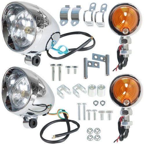 Motorcycle Passing Driving Spot Fog Lamp Turn Signal Light For Suzuki Honda