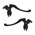 Pair L&R Brake Clutch Lever Perch Motorcycle For Honda CR100 CR250 XR250