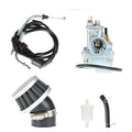 Carburetor Carb Air Filter & Throttles Cable for 1983-2006 Yamaha PW80 Dirt Bike