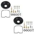 2 Set Carburetor Rebuild Kit plunger diaphragm For Kawasaki EN450A 454 Ltd 85-90