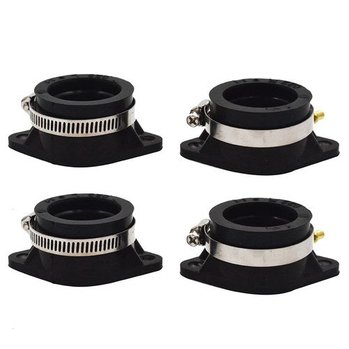 4pcs Carburetor Intake Manifold Boots for Kawasaki 1000 Ltd Z1 KZ900 KZ1000 Carb
