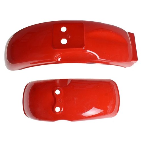 Plastic Front & Rear Wheel Fender For Honda Mini Trail Z50 Z50A Z50J Z50R Red