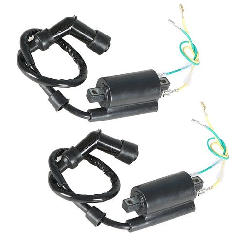 2Pcs For Honda CB350 CL350 SL350 CL450 CB450 Ignition Coils & Spark Plug Caps