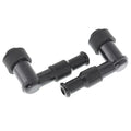 90 Degree Spark Plug Boot Cap Cover Resistor LB05F For ATV Motorcycle ×2