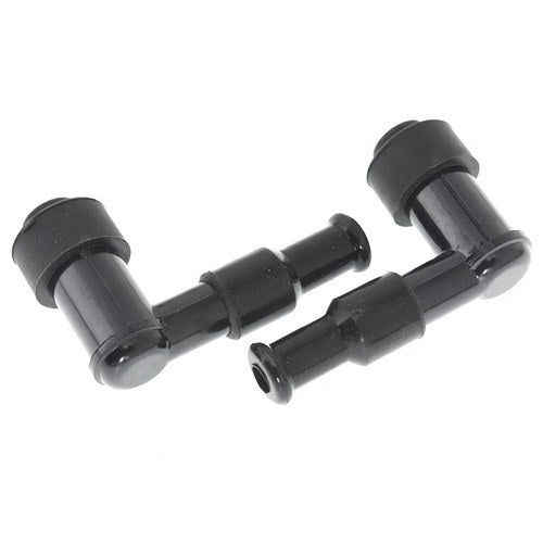 90 Degree Spark Plug Boot Cap Cover Resistor LB05F For ATV Motorcycle ×2