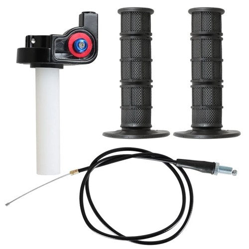 7/8" Motorcycle Twist Throttle Handle Grip with Cable 50-250CC motocross ATV US