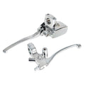 Motorcycle 1" Universal Handlebar Hydraulic Brake Master Cylinder & Clutch Lever
