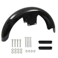 Vivid Black 19" Wheel Wrap Front Fender For Touring Electra Road Glide Road King
