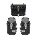 Motorcycle 36L Side Case Hard Saddlebag + 55LTop Case Tail Box Luggage