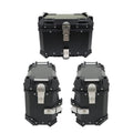 Motorcycle 36L Side Case Hard Saddlebag + 55L Top Case Tail Box Luggage New