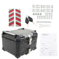 55L Motorcycle Top Case Tail Box Waterproof Luggage Scooter Trunk Storage New