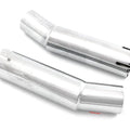 Emgo Chrome Upswept Muffler Adapters Triumph Honda Cafe Exhaust - 80-03255