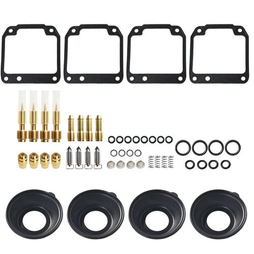 4PCS Carburetor repair kits Carb Diaphragms For Honda VF500C V30 VF500F