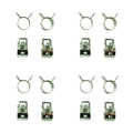 16 Pack 3/16" Heavy Duty Stainless Steel Fuel Line Clips Inner Diameter 5/16"