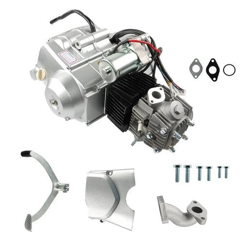 125cc 4 Stroke ATV Engine Motor for ATV Quad Go Kar 3-Speed Semi Auto w/Reverse