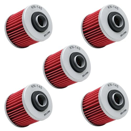 5 Pack K&N Oil Filters Yamaha XT500 XT550 XV250 SR400 XV535 XV750 XVS650 XVS1100