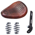 New Motorcycle Soft Leather Seat Spring Solo Bracket For Honda Bobber Chopper