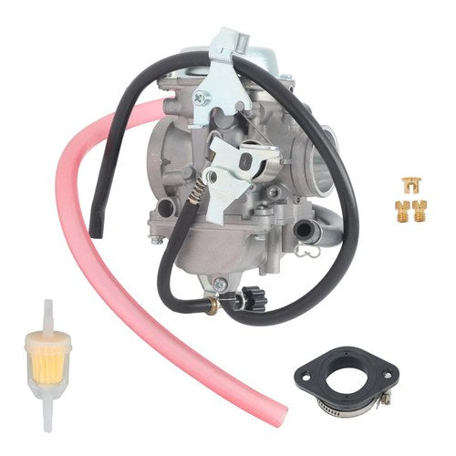 New Carburetor W/ Intake Boot For Kawasaki KLF300 Bayou 300 96-04 US