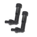 2×Spark Plug Boot Cap Cover Resistor XB05F 120 Degree Snowmobile ATV Motorcycle